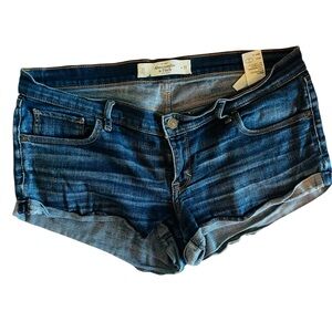Abercrombie & Fitch Dark Denim Jean Shorts
